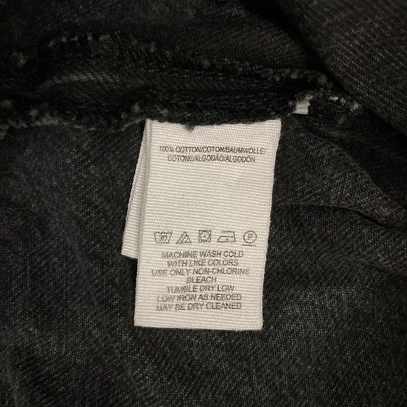 Free People Black Wide Leg Jeans - Picture 7 of 8